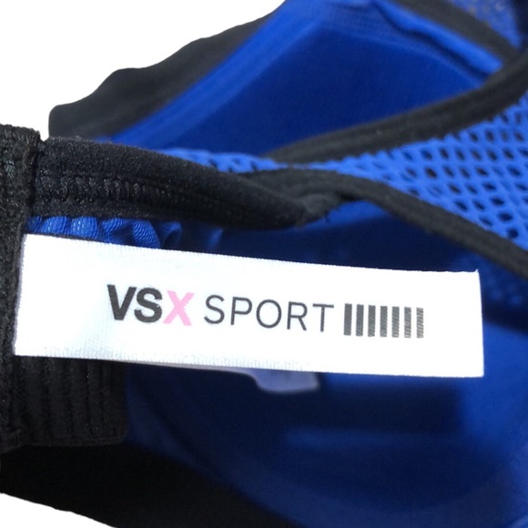 VSX | Victoria’s Secret | Womens Neon Geometric Mesh Overlay Sports Bra size 36C - Picture 13 of 15
